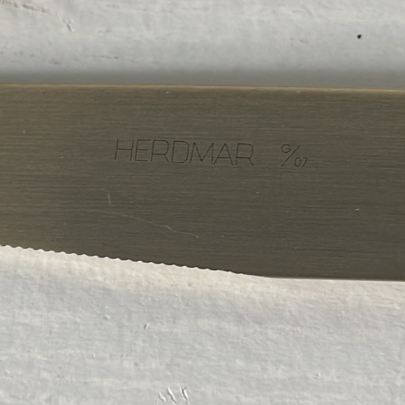 3 Piece Herdmar 18/10 Kiev Mat Champagne PVD Flatware and 1 G/07 Herdmar Knife - Picture 7 of 7